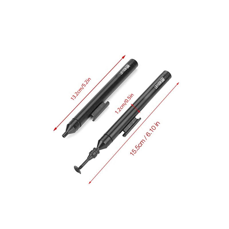 Vacuum Suction Pen, Metal + Plastic Manual Vacuum Suction Pen