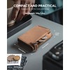 VULKIT Men's Card Holder for Max. 10 Cards with Sliding