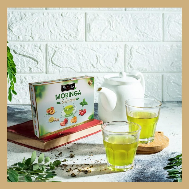 Tea4U Moringa Oleifera Flavored Energy Tea (Moringa Selection) - With