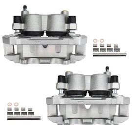 IRONTEK 18B4828+18B4829 Front Brake Caliper Passenger & Driver Side Caliper Assembly Fit Ford Expedition 2003-2006, Fit Lincoln Navigator 2004-2006