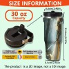 Efficient Range Custom 30oz Stainless Steel Tumblercapacity: 30 oz, color: