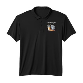 Snail Disco Lover - Party - Disco Ball Performance Polo Shirt