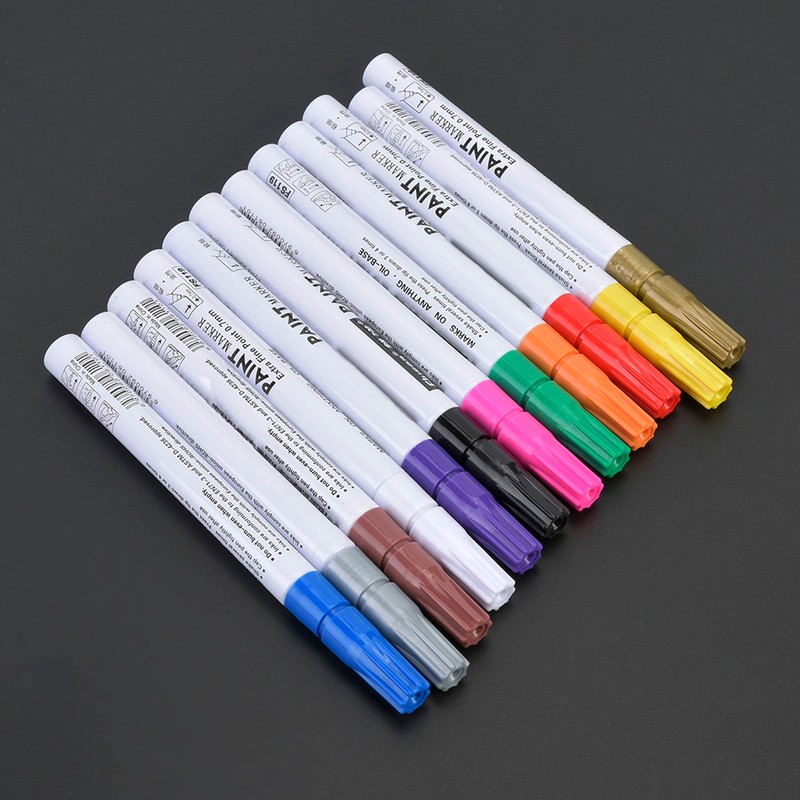 Popular Needle Tube Small Paint Pen White Graffiti Marker Complementary