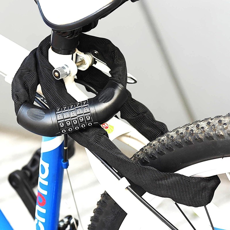 Bicycle Lock High Security with 5 Digit 100 cm Length,