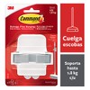 Command 3M Gancho Sujetaescobas, Blanco (Modelo 17007ES)
