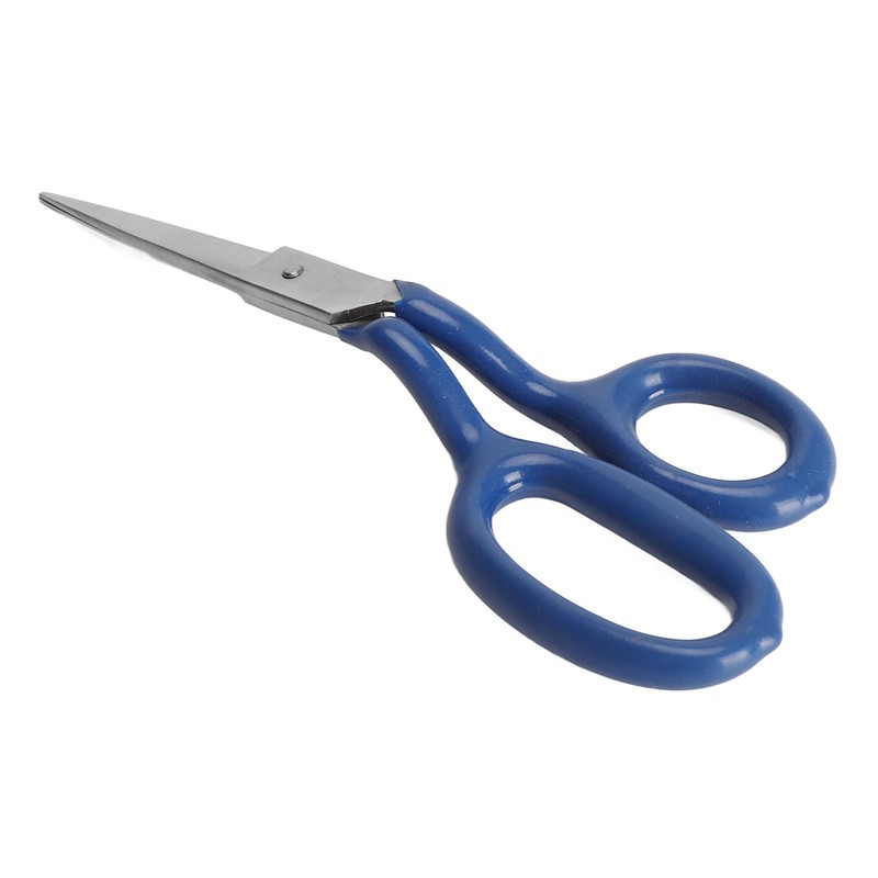 Carpet Scissors Blue 7.1in Stainless Steel Blade Ergonomic Curved Handle