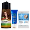 Herbishh Golden Brown 3 in 1 Hair Dye Shampoo 400