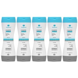 YUDIVA Dual-Chamber Shampoo and Conditioner Set with Shea Butter, 3.3 Fl Oz, TSA Approved, Pack of 5