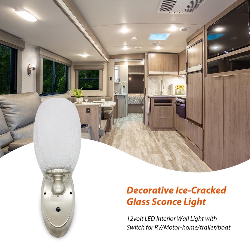 Dream lighting RV Interior LED Light Fixture 12 Volt DC