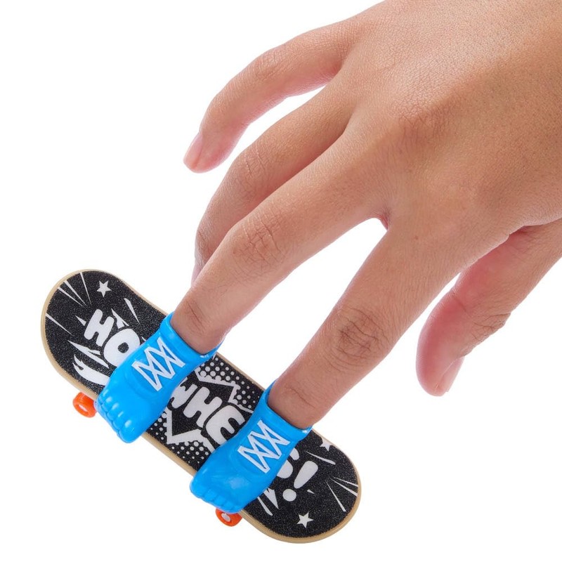 Hot Wheels, Comically Cool™ Skateboard with Tennis Toy for Kids