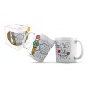 Taza Día Del Maestro Maestra Teacher Miss Con Nombre Y