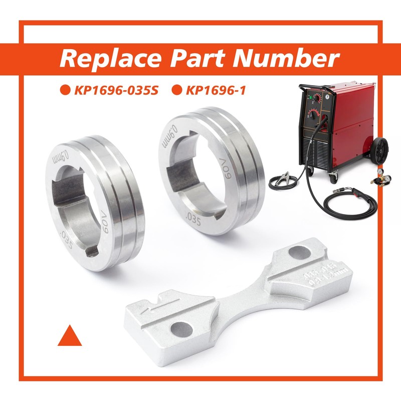 Mhrxusd KP1696-035S Drive Roll Kit V-Groove .035 In Solid Wire