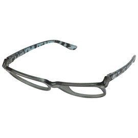 BUNNY EYEZ Readers - KEITH - Reading Glasses with a Tiltable & Flippable Frame - Chic & Modern Design - Diopter Strength of +1.50 to +3.00 - Grey/Navy Tortoise, 1.00