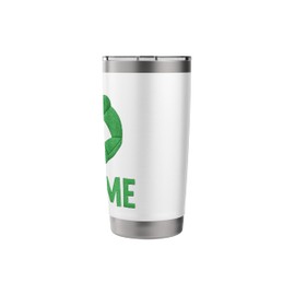 Bite Me – Vampire Teeth Neon Green Embroidery Style Stainless Steel Insulated Tumbler