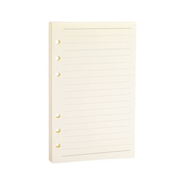 Harphia Spiral Notebook Refill, A6 Binder Refills, Planner Inserts of A6 Rulled Line Paper for Filofax/Personal Journal, 45sheets/90pages, (A6 3.74 x 6.77 inches, Line)