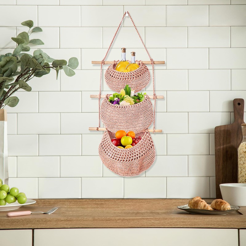 GDWD Set of 3 Hanging Bags, Hanging Organiser, Door Wall