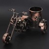 Oumefar Motorcycle Model Pencil Pot Container Pen Holder Bottle Holder