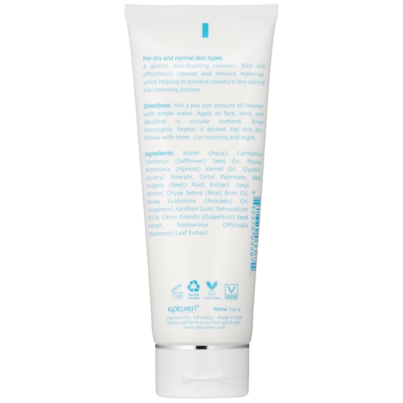 Epicuren Discovery Apricot Cream Cleanser, 4 oz.