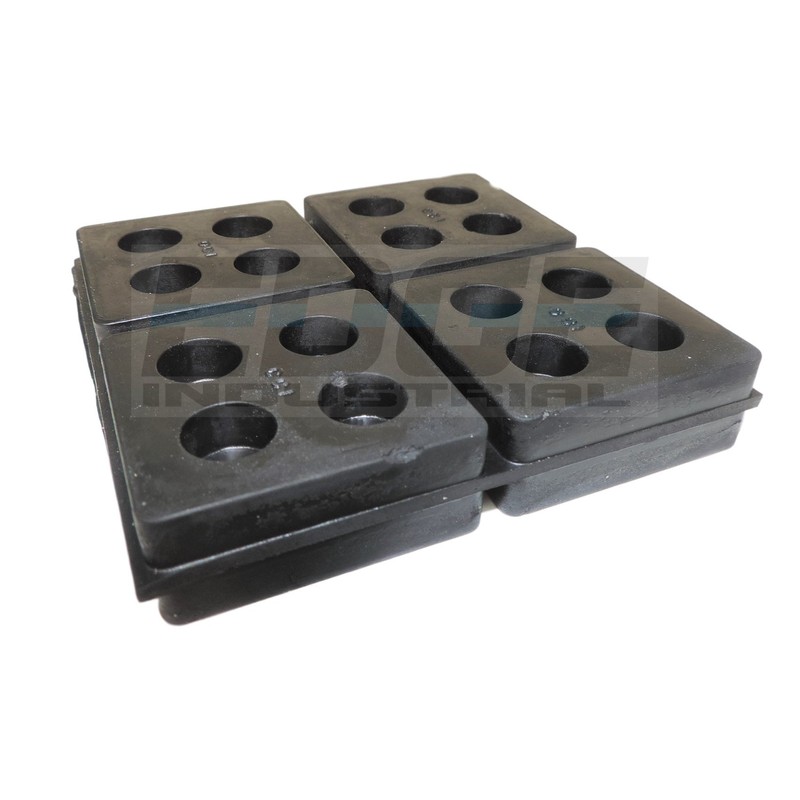 HEAVY DUTY ANTI VIBRATION ISOLATION PADS 4" X 4" X