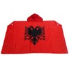 AZ FLAG UMHANGFLAGGE ALBANIEN 150x90cm - ALBANISCHE Cape Fahne 90