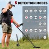 Metal Detector for Adults, 10" IP68 Waterproof Gold Detector with