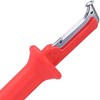 Cuchillo Pelacables Eléctrico de Seguridad, Aislamiento Rojo