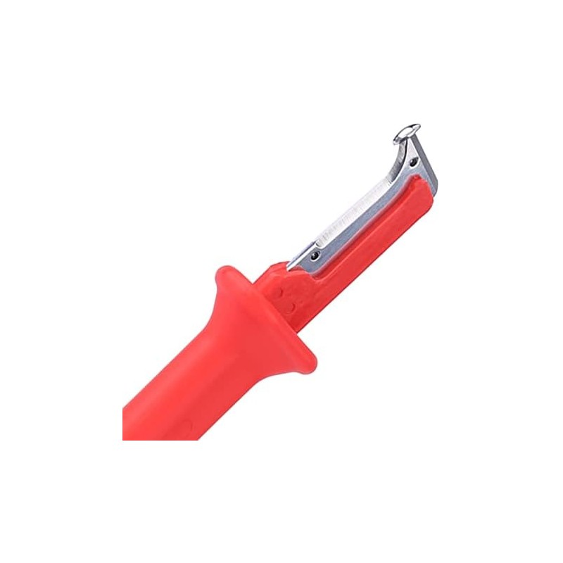 Cuchillo Pelacables Eléctrico de Seguridad, Aislamiento Rojo