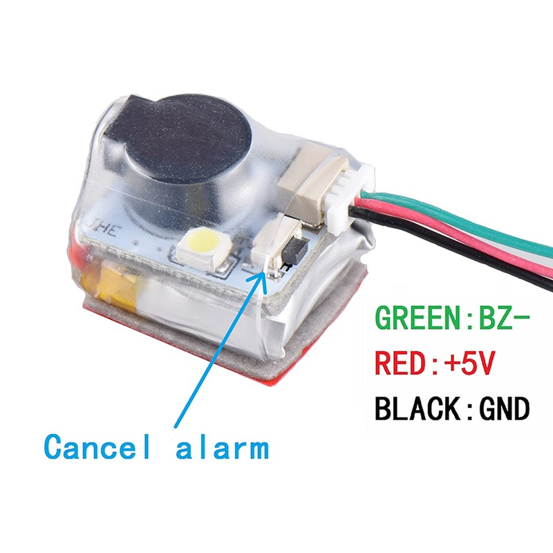 RC Buzzer Alarm, Buzzer RC 100DB Buzzer with LED for
