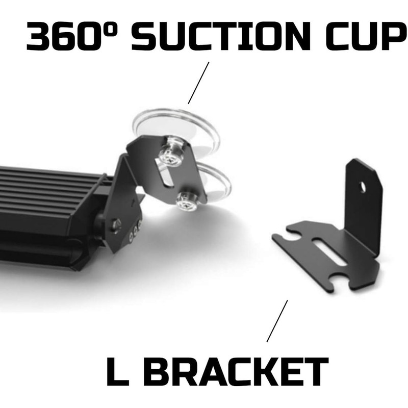 SpeedTech Lights 360 Suction Cup & L Bracket Striker Series