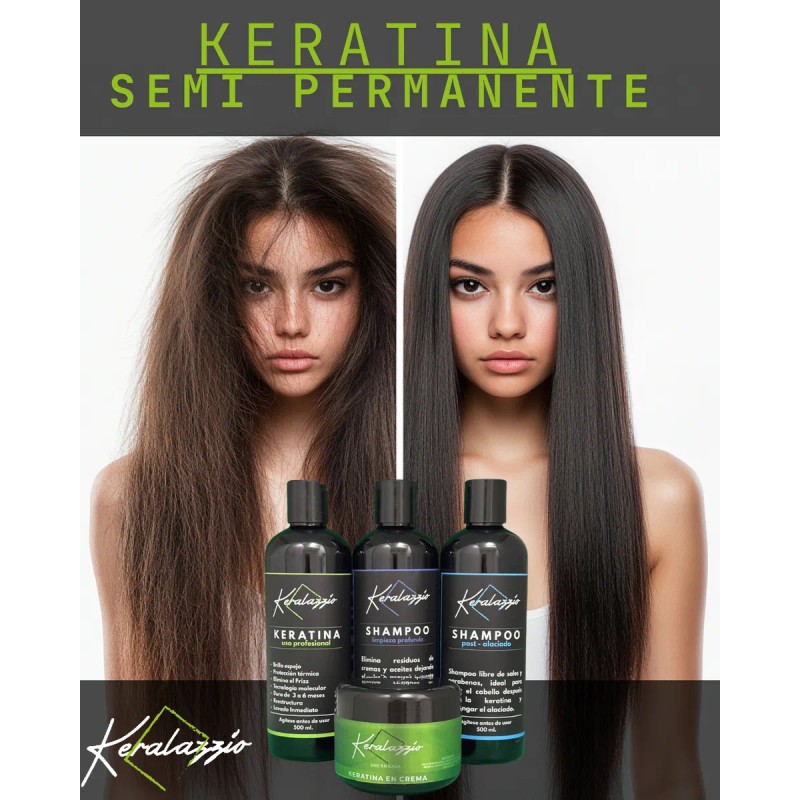 Keratina Premium Uso Profesional + Kit Post Alaciado