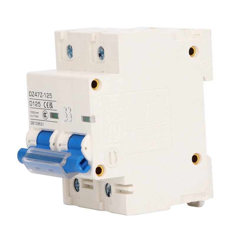 DC Circuit Breaker Short Circuit Protection Rail Installation PV Circuit