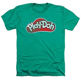 Play Doh Lid Unisex Adult Heather T Shirt for Men and Women, Medium Kelly Green