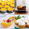 30 Piezas Molde de Tarta de Huevo, Egg Tart Molde