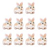 10Pcs Sew On Applique Patches Rabbit Applique Patches,Embroidered Bunny Patch
