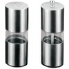 Metaltex Salt Shaker and Pepper Mill Set, Silver