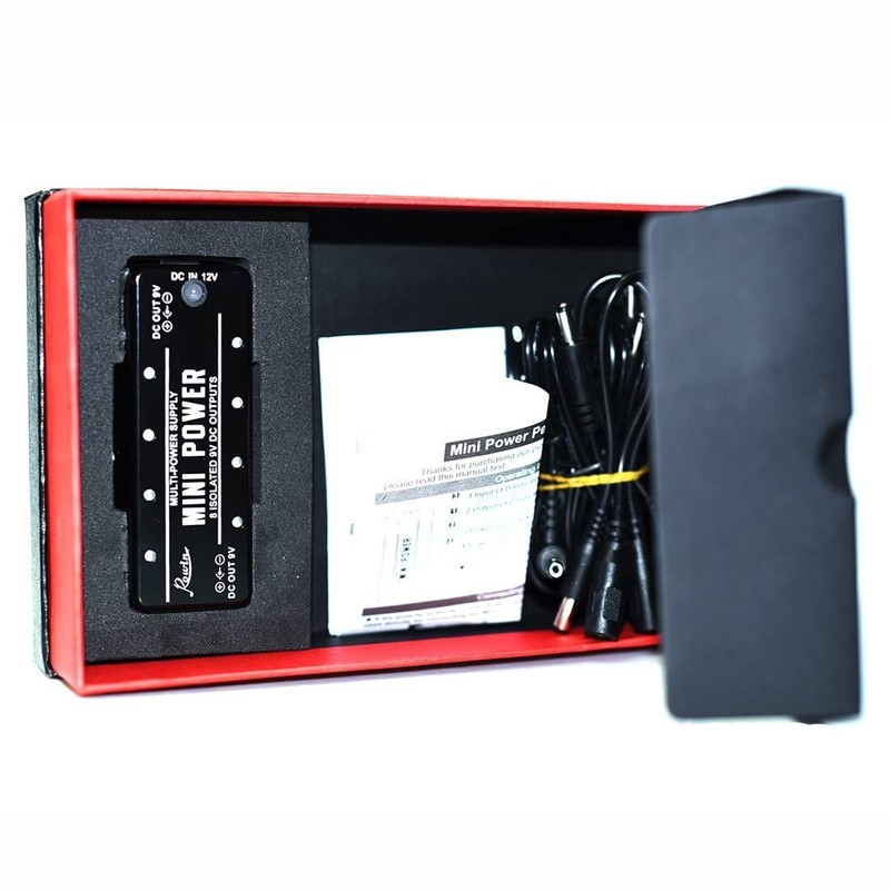 Rowin Guitar Effect Power Supply 8 Independent 9V DC Output