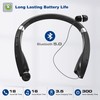 Dpvisn - Auriculares Bluetooth con banda para el cuello, plegables