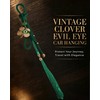 Four-Leaf Clover Car Rear View Mirror Pendant, Evil Eye Car