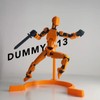 Dummy 13 Assembly Complete Action Figure,Luck 13 Multi-Jointed Articulated Model