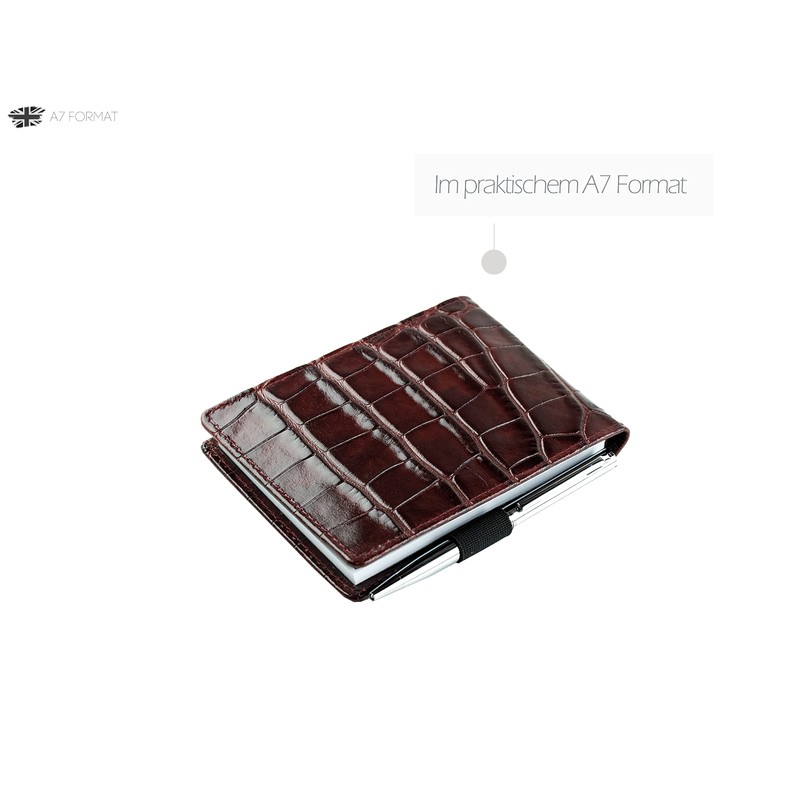 DELMON VARONE - Notepad Case DIN A7 Including 2 x