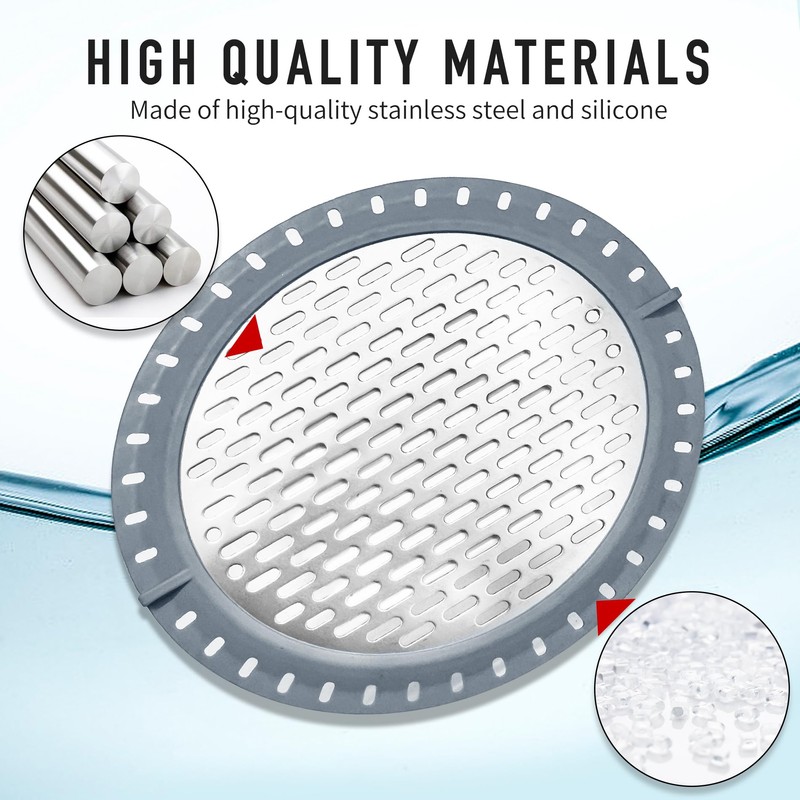 1 Pcs Sink Strainer Drain Protector, Stainless Steel Drain Protector,