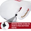 Twisto Boxing Gloves Sparring X7 (10 oz, White/Red)
