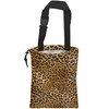 KXWQTRDD Car Trash Bag Brown Leopard Leak-Proof Waterproof Car Garbage