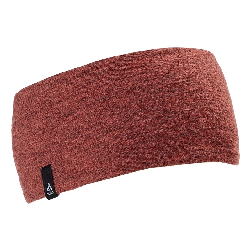 Odlo Unisex REVELSTOKE Performance Wool Headband, Ketchup Melange