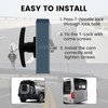 Blshwez T-Handle Camper Door Lock Kit – Universal Keyed Alike