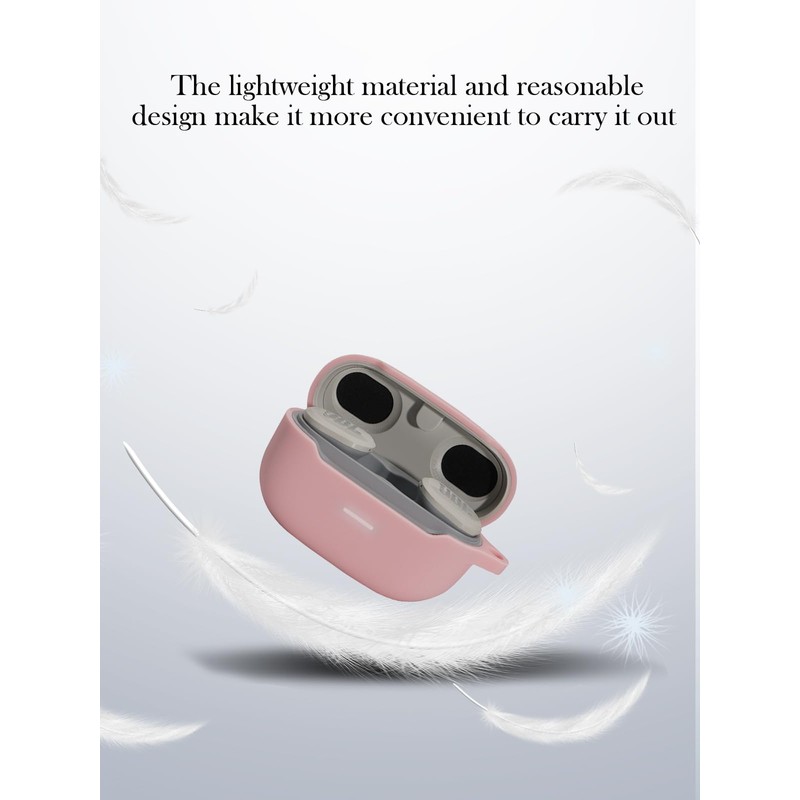 Case for JBL Endurance Race Wireless Earbuds,Soft Protective,Shockproof, BOVUGAC Silicone