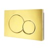 VALLVATER Dual-Flush Actuator Plate Compatible with Geberit 115.770.46.6, Glossy Gold