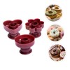 ULTECHNOVO 3Pcs Donut Mold Versatile Plastic Moulds for DIY Desserts