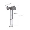 sourcing map Forstner Drill Bits 40mm, Tungsten Carbide Wood Hole
