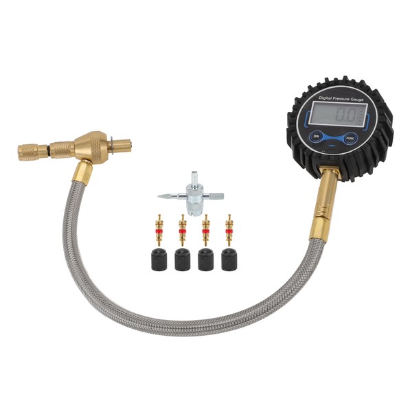 RATCHROLL 1 Set Universal Tire Pressure Gauge 200PSI 2.76Inch Digital